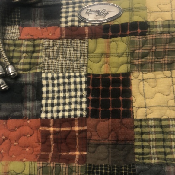 Donna Sharp Quilted Patchwork Handbag Purse Multicolor Shoulderbag 8”x10” EUC - Picture 4 of 15